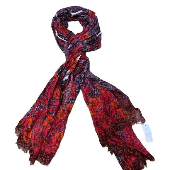 🌟NEW🌟Ann Taylor🌟Floral Scarf  - Picture 1 of 2